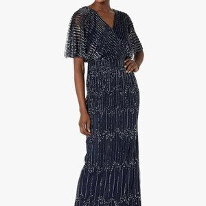 Gorgeous dress by Adrianna Papell Women’s Beaded Surplice Gown